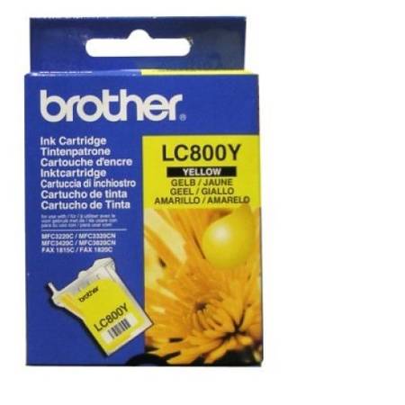 Brother LC-800Y Sarı Orjinal Kartuş - 1