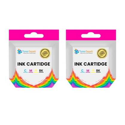 Brother LC3213 Magenta (Kırmızı) Muadil Kartuş 2'li Paket - 1