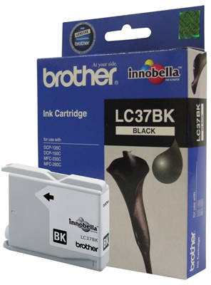 Brother LC37-LC970 Siyah Orjinal Kartuş - 1
