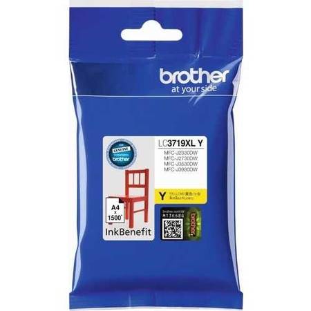 Brother LC3719XL Sarı Orjinal Kartuş - 1