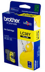Brother LC38-LC980 Sarı Orjinal Kartuş - Brother