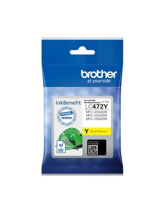 Brother LC472Y Orijinal Sarı Kartuş - 1