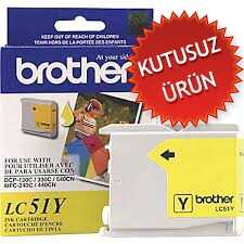 Brother LC51Y Sarı Orjinal Kartuş 