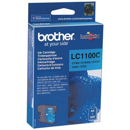 Brother LC67C-LC1100 Orjinal Mavi Kartuş - 1