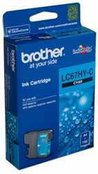 Brother LC67HY-C Orjinal Mavi Kartuş Y.K. 