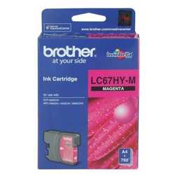 Brother LC67HY-M Orjinal Kırmızı Kartuş Y.K. 