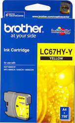 Brother LC67HY-Y Orjinal Sarı Kartuş Y.K. - Brother