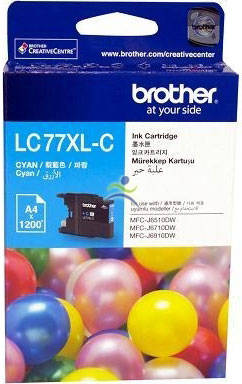 Brother LC77XL Mavi Orjinal Kartuş - 1