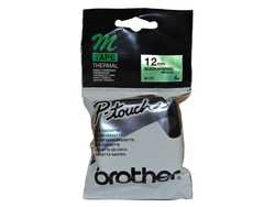 Brother M-731 Yeşil Üzerine Siyah Etiket - Brother