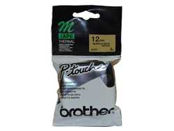 Brother M-831 Altın Üzerine Siyah Etiket - Brother
