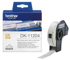 Brother P-Touch Çok Amaçlı Etiket 17mmx54mm DK11204 