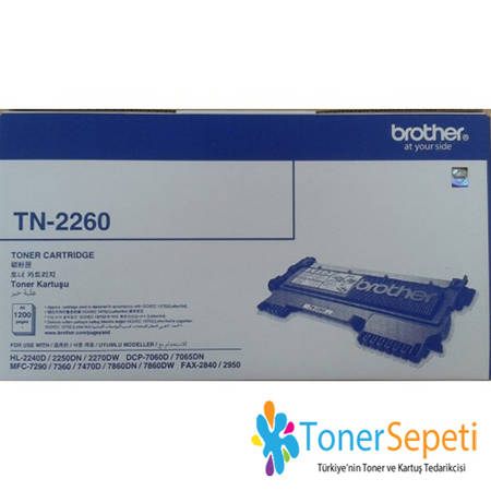 Brother TN-2260 Orjinal Toner - 1