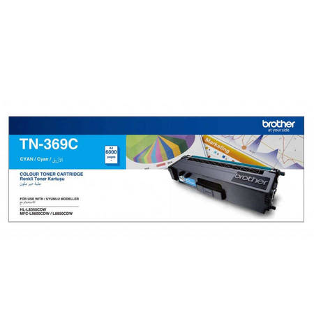 Brother TN-369 Mavi Orjinal Toner - 1