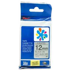 Brother TZe-931 Gümüş Üzerine Siyah Muadil Etiket 12mm - Brother