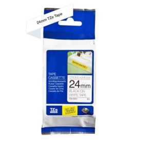 Brother TZE-S251 Muadil Beyaz Lamine Etiket - Brother