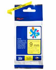 Brother TZe-s621 Sarı Üzerine Siyah Muadil Etiket Şeridi - Brother