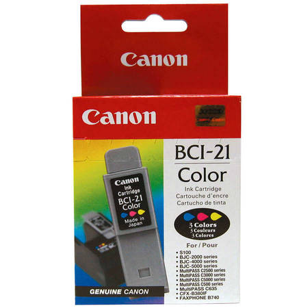 Canon BCI-21 Orjinal Renkli Kartuş - 1