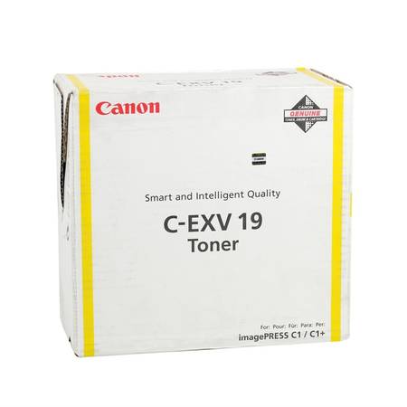 Canon C-EXV-19 Orjinal Sarı Toner - 1