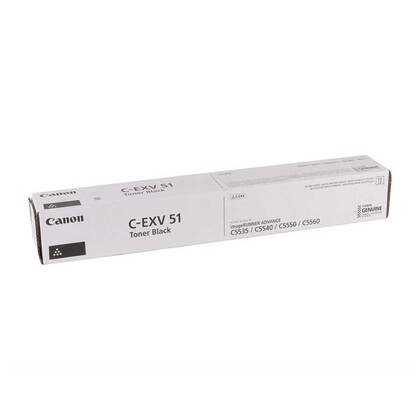 Canon C-EXV-51/0481C002 Siyah Orjinal Fotokopi Toner - 1