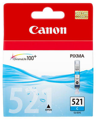 Canon CLI-521 Orjinal Mavi Kartuş - 1