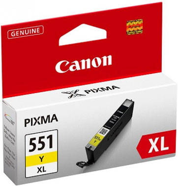 Canon CLI-551XL Orjinal Sarı Kartuş - 1
