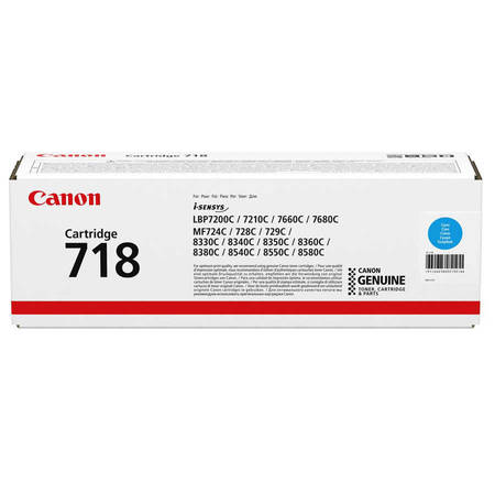 Canon CRG-718 Orjinal Mavi Toner - 1