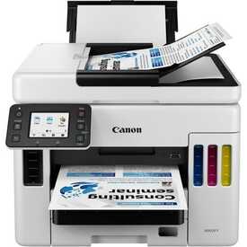 Canon Maxify GX6040 Çok Fonksiyonlu Photoink Mürekkepli Tanklı Yazıcı Tarayıcı Fotokopi Faks - Canon