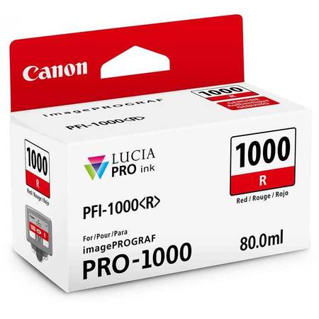 Canon PFI-1000R Orjinal Red-Kırmızı Kartuş - 1