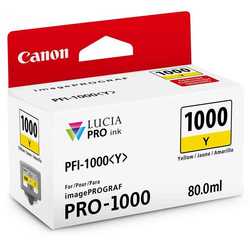 Canon PFI-1000Y Orjinal Sarı Kartuş 