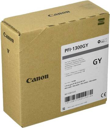 Canon PFI-1300GY Gri Orjinal Mürekkep Kartuş 330 ml - 1
