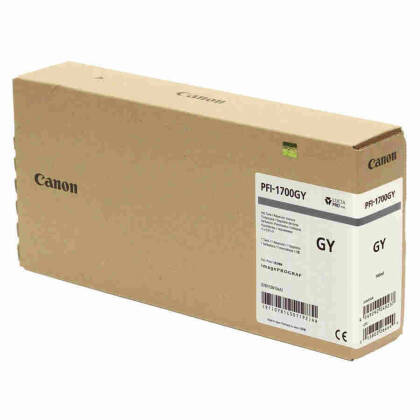 Canon PFI-1700GY -0781C001 Gri Orjinal Kartuş - 1