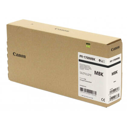 Canon PFI-1700MBK Mat Siyah Orjinal Kartuş - 1