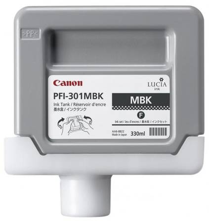 Canon PFI-301MBK Mat Siyah Orjinal Kartuş - 1