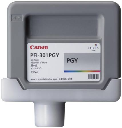 Canon PFI-301PGY Foto Gri Orjinal Kartuş - 1