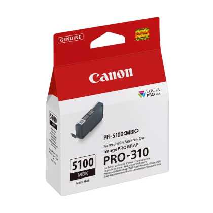 Canon PFI-5100MBK Mat Siyah Orjinal Kartuş - 1