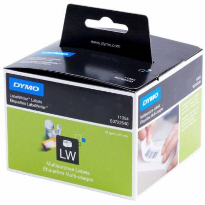 Dymo 11354-S0722540 Çok Amaçlı Etiket 32 mm x 57 mm - 1