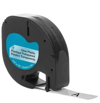 DYMO 12268-S0721530 Şeffaf LetraTag Plastik Muadil Şerit (12mm x 4mt) - 1