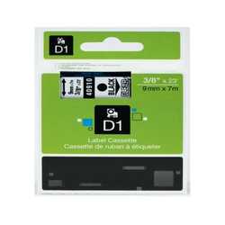 Dymo 40910 Şeffaf Üzerine Siyah 9mm/7m Muadil Etiket - Dymo