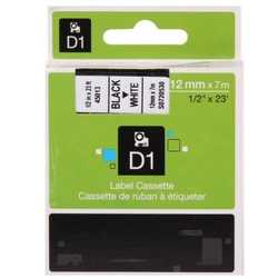 Dymo 45013 Beyaz Üzerine Siyah 12mm/7m Muadil Etiket - Dymo