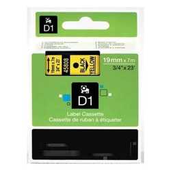 Dymo 45808 Sarı Üzerine Siyah 19mm/7m Muadil Etiket - Dymo