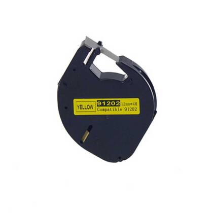 Dymo 59423- 91202 Sarı Muadil Şerit 12mm x 4m - 1