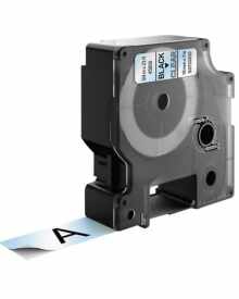 Dymo S0720820 -45800 Şeffaf Üzerine Siyah Muadil Etiket (19mm x 7m) - Dymo