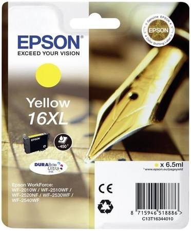 Epson 16XL-T1634-C13T16344020 Sarı Orjinal Kartuş - 1