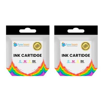 Epson 27XL-T2711-C13T27114020 Siyah Muadil Kartuş 2li Paket - 1