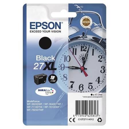 Epson 27XL-T2711-C13T27114020 Siyah Orjinal Kartuş - 1