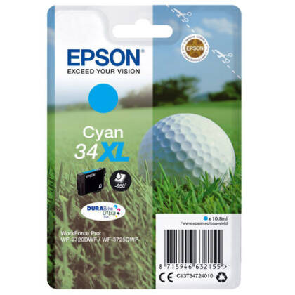 Epson 34XL-C13T34724020 Mavi Yüksek Kapasiteli Orijinal Kartuş - 1