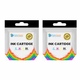 Epson C13T02W14010-502XL Siyah Muadil Kartuş 2li Paket - Epson