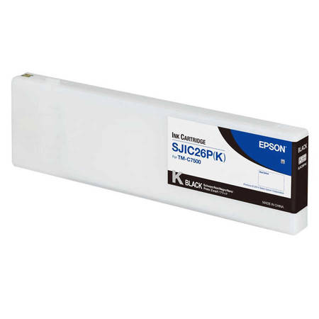 Epson C7500-C33S020618 Siyah Orjinal Kartuş - 1