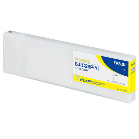 Epson C7500-C33S020621 Sarı Orjinal Kartuş - 1