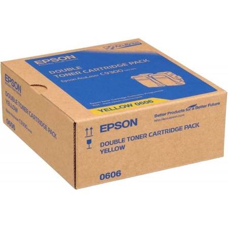 Epson C9300 C13S050606 Orjinal Sarı Toner 2'Li - 1